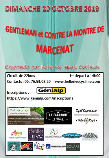 Contre la montre individuel Marcenat 2019